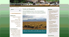 Desktop Screenshot of forestsandrangelands.gov